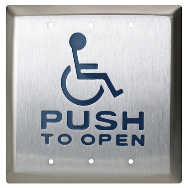 Camden 4-1/2-in Square Push Plate Switch, Kinetic Wireless Transmitter, 300' Range, Concealed Screws, SPDT CM-45K/4 - main